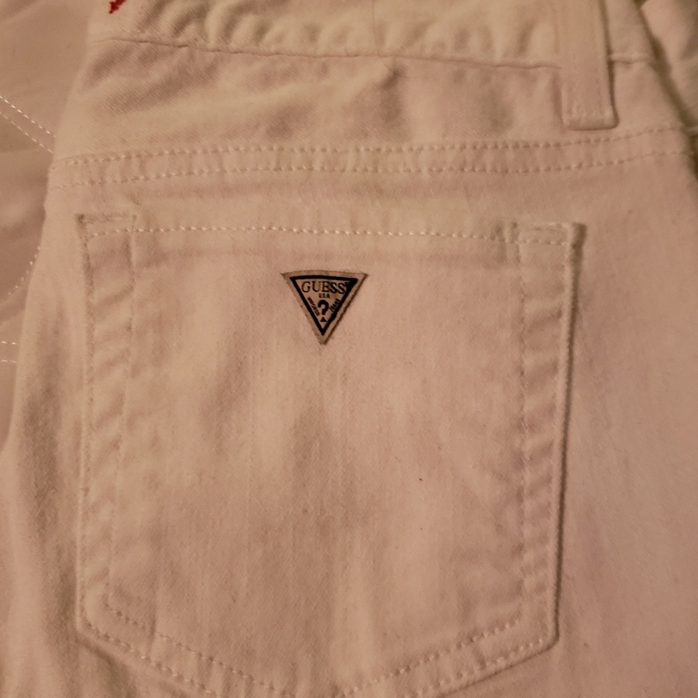 Guess Skinny White Jeans